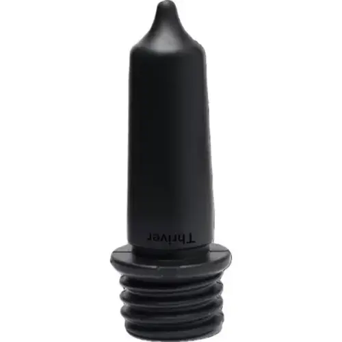 Thriver Threaded Calf Nipple - Black Thriver Threaded Calf Nipple - Black
