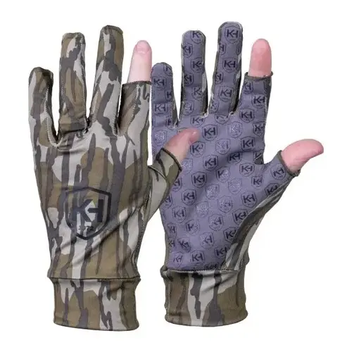 Knight & Hale Run N' Gun Gloves - Mossy Oak Original Bottomland Camo Knight & Hale Run N' Gun Gloves - Mossy Oak Original Bottomland Camo