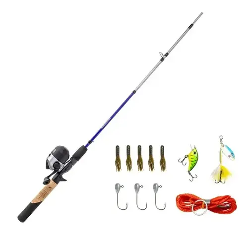 Ready Tackle Panfish 2 pc Spinning Combo w/ Strike King Tackle Ready Tackle Panfish 2 pc Spinning Combo w/ Strike King Tackle