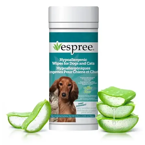 Hypoallergenic Dog & Cat Aloe Wipes Hypoallergenic Dog & Cat Aloe Wipes