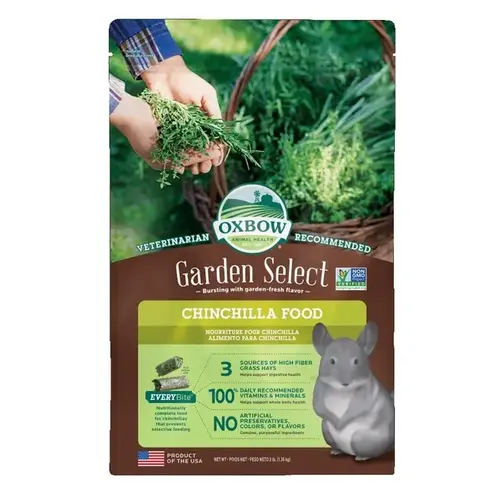 Oxbow Garden Select Chinchilla Food - 3 lbs Oxbow Garden Select Chinchilla Food - 3 lbs