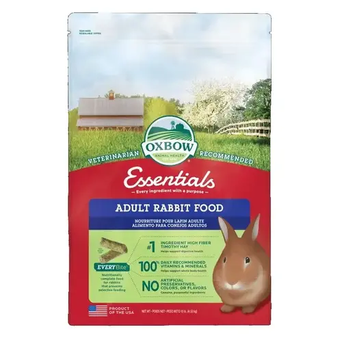 Oxbow Essentials Adult Rabbit Food - 10 lbs Oxbow Essentials Adult Rabbit Food - 10 lbs