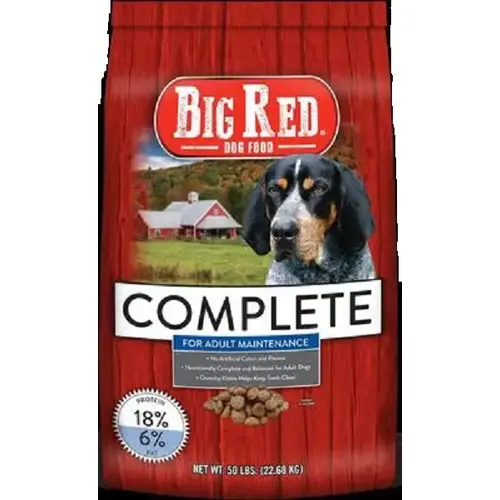 Big Red Complete Adult Dog Food - 50 lbs Big Red Complete Adult Dog Food - 50 lbs