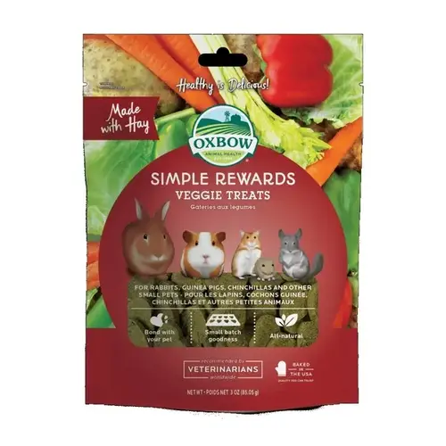 Oxbow Simple Rewards Veggie Treats - 3 oz Oxbow Simple Rewards Veggie Treats - 3 oz