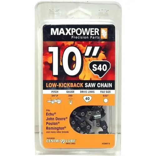 MaxPower 10" Chainsaw Chain for Echo, John Deere, & More MaxPower 10" Chainsaw Chain for Echo, John Deere, & More