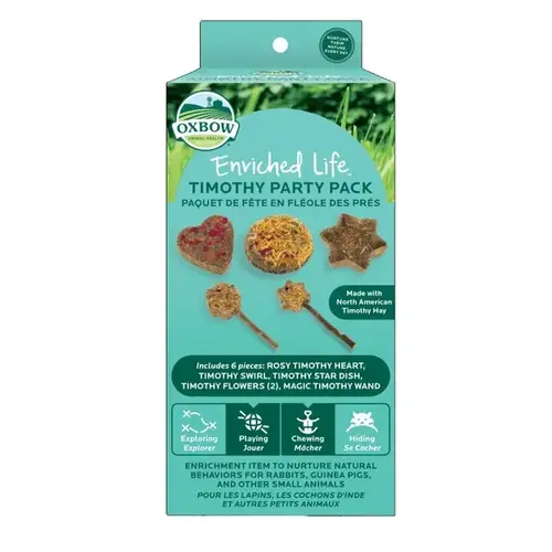 Oxbow Enriched Life Timothy Party Pack - 6 chews Oxbow Enriched Life Timothy Party Pack - 6 chews