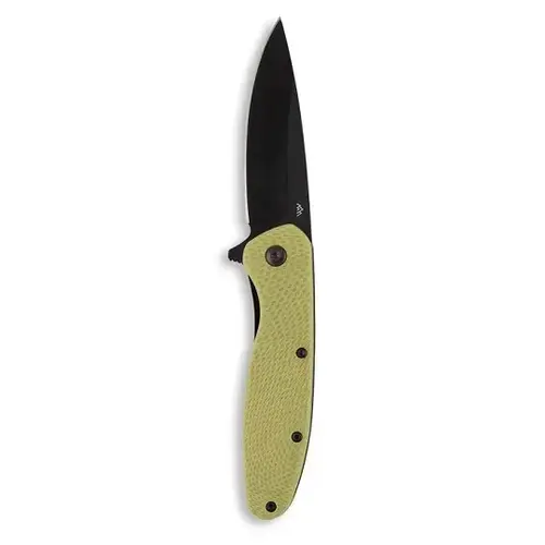 Viddux Folding Pocket Knife - Black Blade Viddux Folding Pocket Knife - Black Blade