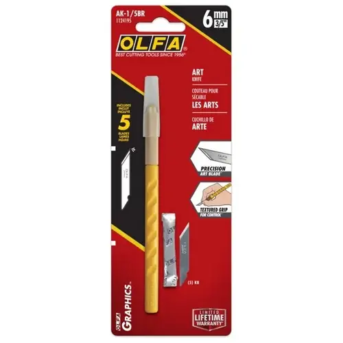 Hobby Art Knife w/ 5 Blades Hobby Art Knife w/ 5 Blades