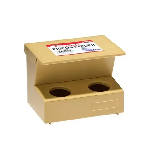 Plastic 2-Hole Pigeon Floor Feeder - Holds 2 lbs. Plastic 2-Hole Pigeon Floor Feeder - Holds 2 lbs.
