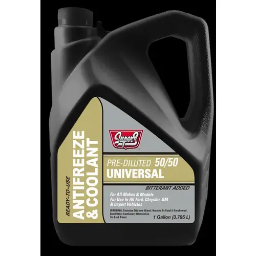 Super S Global Universal Gold 50/50 Antifreeze/Coolant - 1 Gal Super S Global Universal Gold 50/50 Antifreeze/Coolant - 1 Gal