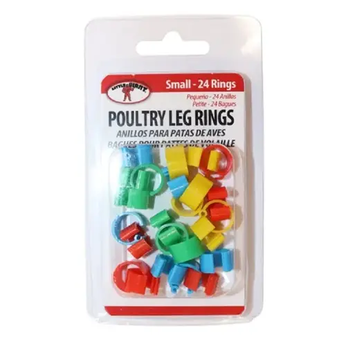 Plastic Poultry Leg Rings - Small / 8mm Plastic Poultry Leg Rings - Small / 8mm