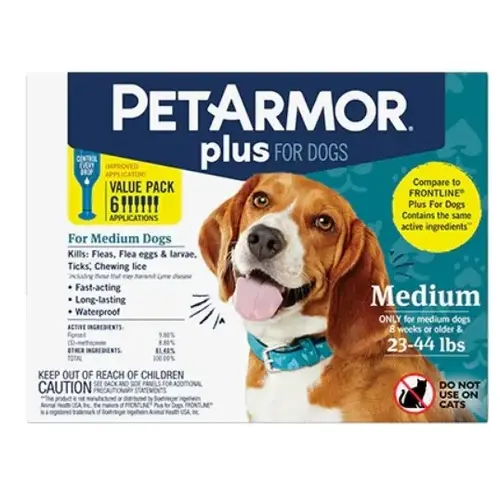 PetArmor Plus Flea & Tick Topical for Dogs 23-44 lbs PetArmor Plus Flea & Tick Topical for Dogs 23-44 lbs