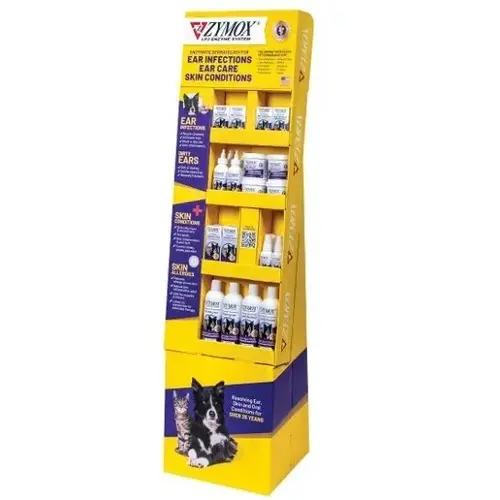 Zymox Floor Display w/ Wing Zymox Floor Display w/ Wing