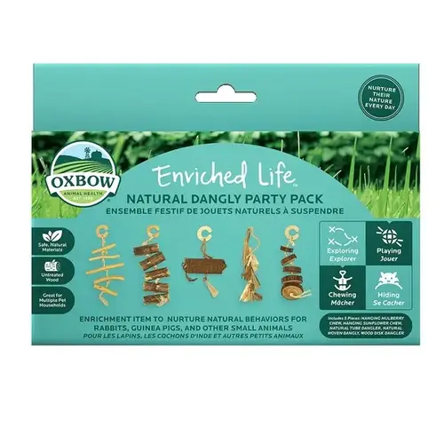 Oxbow Enriched Life Natural Dangly Party Pack - 5 chews Oxbow Enriched Life Natural Dangly Party Pack - 5 chews