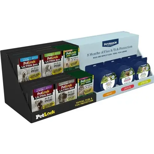 PetLock Ultra Duo & PetArmor Extend Flea and Tick Display - 27 pcs PetLock Ultra Duo & PetArmor Extend Flea and Tick Display - 27 pcs