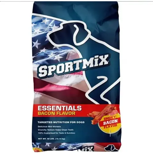 Sportmix Essentials Bacon Flavor - 40 lb Bag Sportmix Essentials Bacon Flavor - 40 lb Bag