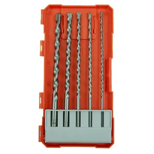 5-pc Masonry Drill Bit Set 5-pc Masonry Drill Bit Set