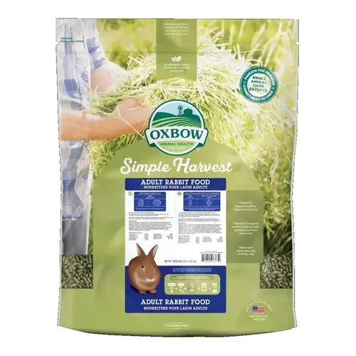 Oxbow Simple Harvest Adult Rabbit Food - 20 lbs Oxbow Simple Harvest Adult Rabbit Food - 20 lbs
