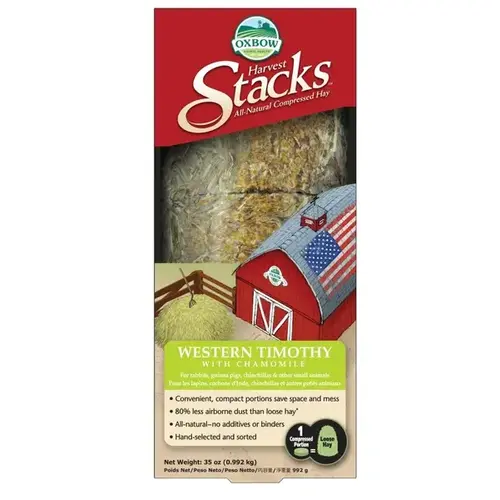 Oxbow Harvest Stacks Western Timothy & Chamomile - 35 oz Oxbow Harvest Stacks Western Timothy & Chamomile - 35 oz