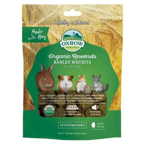 Oxbow Organic Barley Biscuits - 2.65oz Oxbow Organic Barley Biscuits - 2.65oz