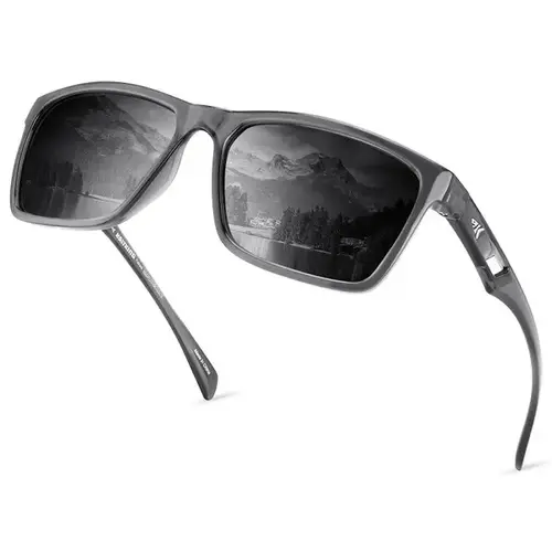 FlatRock Polarized Sport Sunglasses - Smoke Crystal/Smoke FlatRock Polarized Sport Sunglasses - Smoke Crystal/Smoke