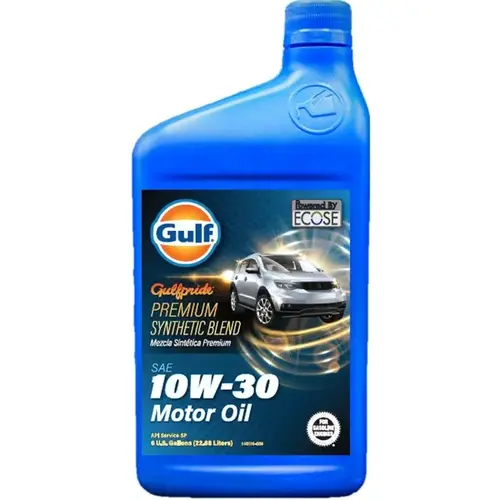 GULF SYN-BLEND MOTOR OIL 10w30 - 1 Qt GULF SYN-BLEND MOTOR OIL 10w30 - 1 Qt