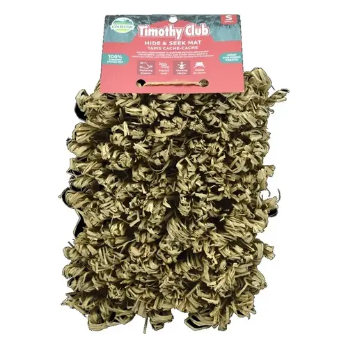 Oxbow Timothy Club Hide & Seek Mat - Small Oxbow Timothy Club Hide & Seek Mat - Small