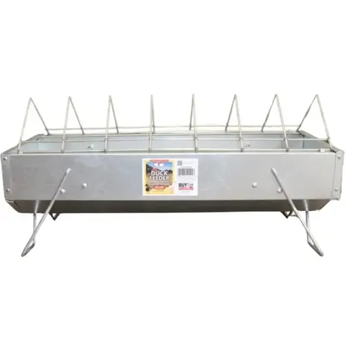 Duck Feeder Galvanized Steel 20" Duck Feeder Galvanized Steel 20"