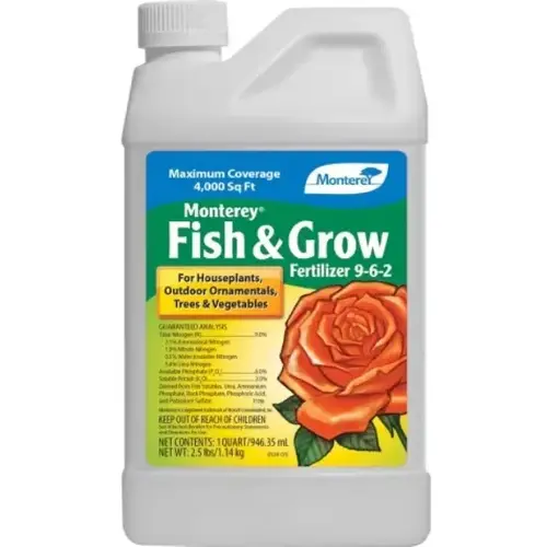 Fish and Grow Fertilizer 9-6-2 - 1 qt Fish and Grow Fertilizer 9-6-2 - 1 qt