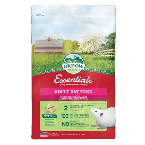 Oxbow Essentials Adult Rat Food - 3 lbs Oxbow Essentials Adult Rat Food - 3 lbs