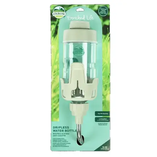 Oxbow Enriched Life Dripless Water Bottle - Small 15 oz. Oxbow Enriched Life Dripless Water Bottle - Small 15 oz.