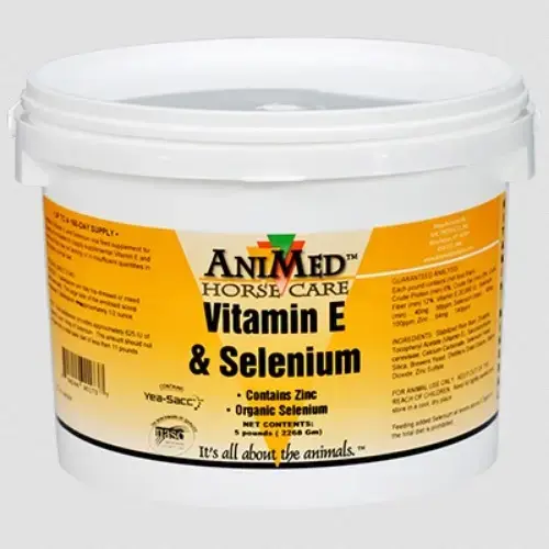 Vitamin E & Selenium w/ Zinc - 5 lbs Jar Vitamin E & Selenium w/ Zinc - 5 lbs Jar