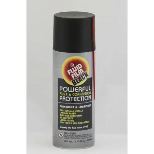 Fluid Film Rust & Corrosion Black - 10.75 oz Aerosol Fluid Film Rust & Corrosion Black - 10.75 oz Aerosol
