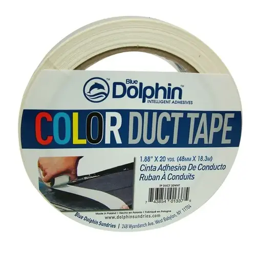 General Use Duct Tape White - 1.88" X 20 YARDS (48MM X 18.3M) General Use Duct Tape White - 1.88" X 20 YARDS (48MM X 18.3M)