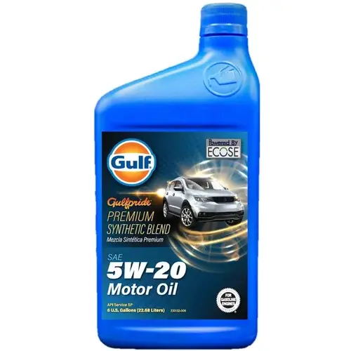 GULF SYN-BLEND MOTOR OIL 5w20 - 1 Qt GULF SYN-BLEND MOTOR OIL 5w20 - 1 Qt