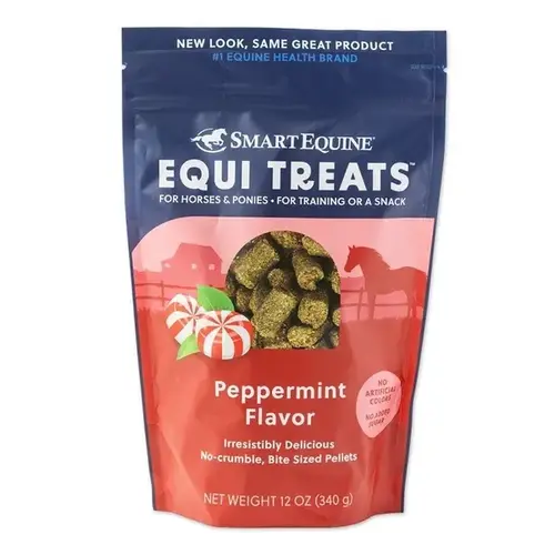 Equi-Treats Bite Sized Pellets Peppermint Flavor - 12 oz Bag Equi-Treats Bite Sized Pellets Peppermint Flavor - 12 oz Bag