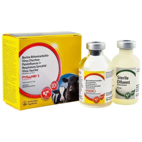 Pyramid 5 Cattle Vaccine 10-Dose Pyramid 5 Cattle Vaccine 10-Dose