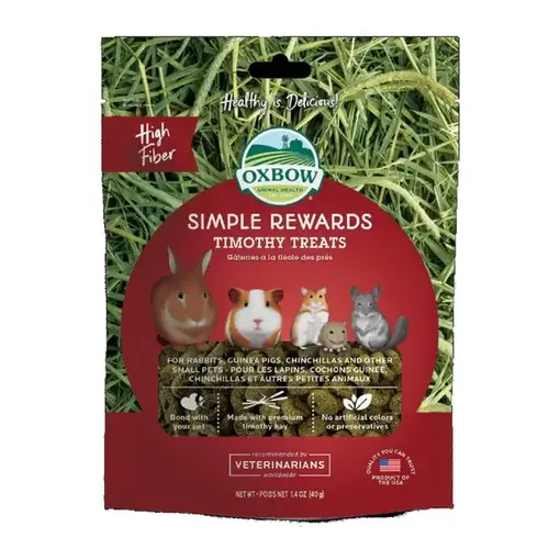 Oxbow Simple Rewards Timothy Treats - 1.4 oz Oxbow Simple Rewards Timothy Treats - 1.4 oz