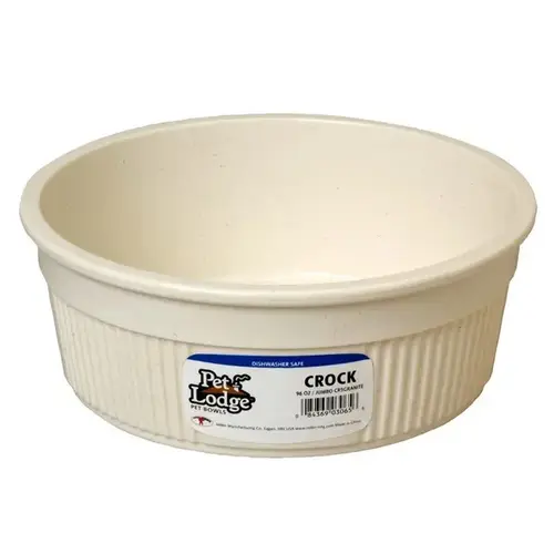 Pet Lodge Jumbo Crock Pet Bowl 96 oz - Granite Pet Lodge Jumbo Crock Pet Bowl 96 oz - Granite