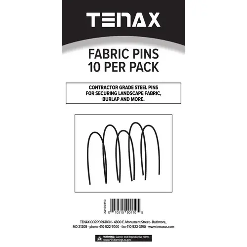 Landscape Pins Galvanized 4-1/2" - Bag Landscape Pins Galvanized 4-1/2" - Bag