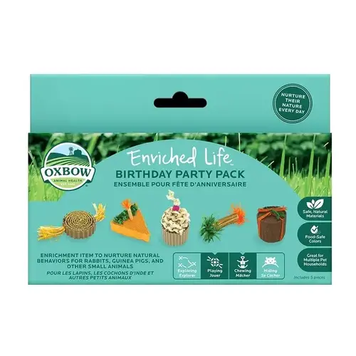 Oxbow Enriched Life Birthday Party Pack - 5 chews Oxbow Enriched Life Birthday Party Pack - 5 chews