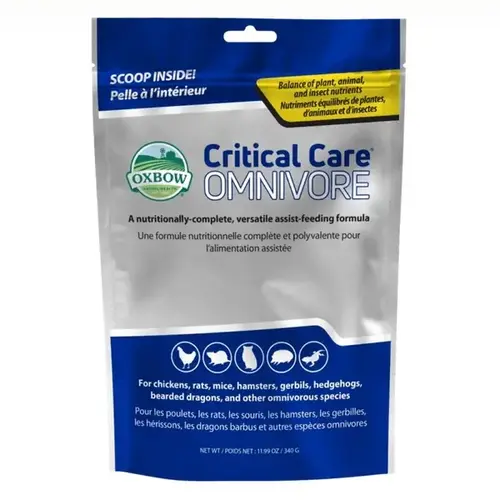 Oxbow Critical Care Omnivore - 340g/11.99oz Oxbow Critical Care Omnivore - 340g/11.99oz