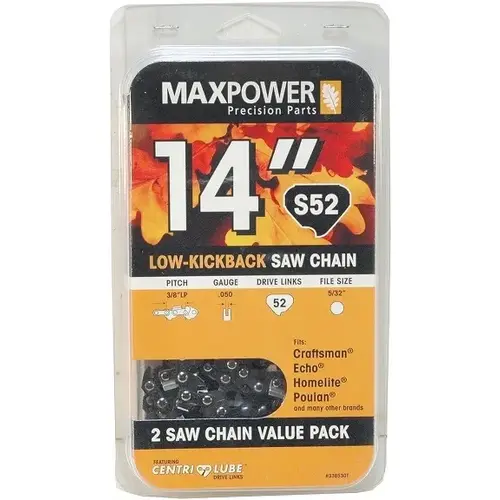 MaxPower 14" Chainsaw Chains for Craftsman, Echo, etc. MaxPower 14" Chainsaw Chains for Craftsman, Echo, etc.