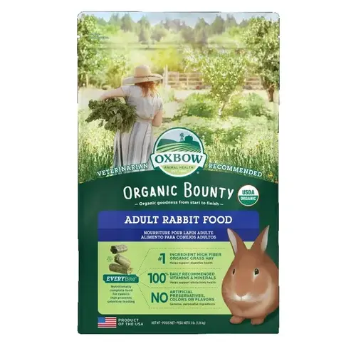 Oxbow Organic Bounty Adult Rabbit Food - 3 lbs Oxbow Organic Bounty Adult Rabbit Food - 3 lbs