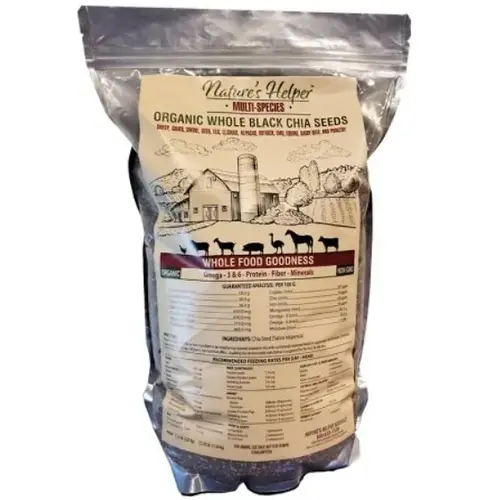 Organic Whole Black Chia Seeds - 4.5 lb Bag Organic Whole Black Chia Seeds - 4.5 lb Bag