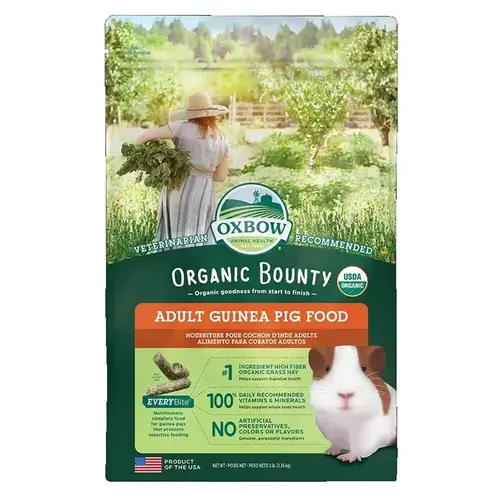 Oxbow Organic Bounty Adult Guinea Pig Food - 3 lbs Oxbow Organic Bounty Adult Guinea Pig Food - 3 lbs