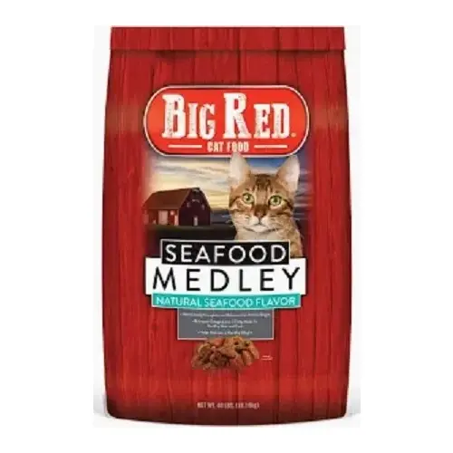 Big Red Cat Food Seafood Medley - 40 lbs Bag Big Red Cat Food Seafood Medley - 40 lbs Bag