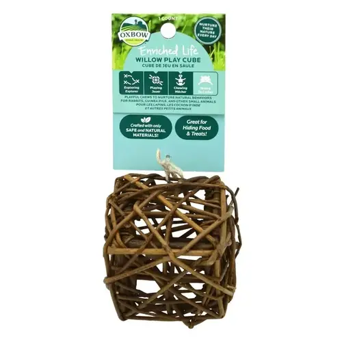 Oxbow Enriched Life Willow Play Cube Oxbow Enriched Life Willow Play Cube