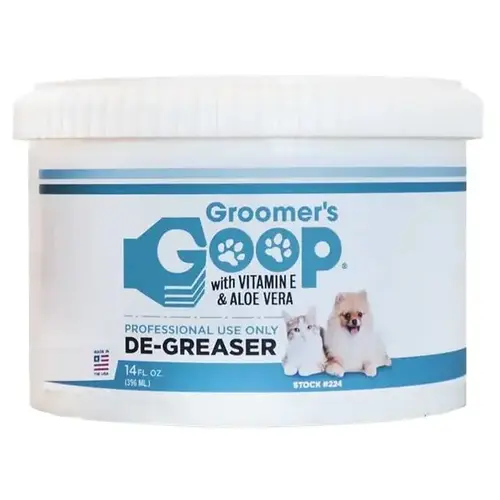 GROOMER'S GOOP PRE-BATH PET DEGREASER 14oz GROOMER'S GOOP PRE-BATH PET DEGREASER 14oz