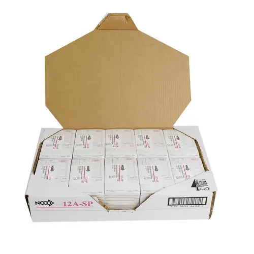 Ncco National Checking 3.4 Inch X 5.63 Inch 2 Part Carbon Interleaving White 11 Line Salesbook, 5000 Each